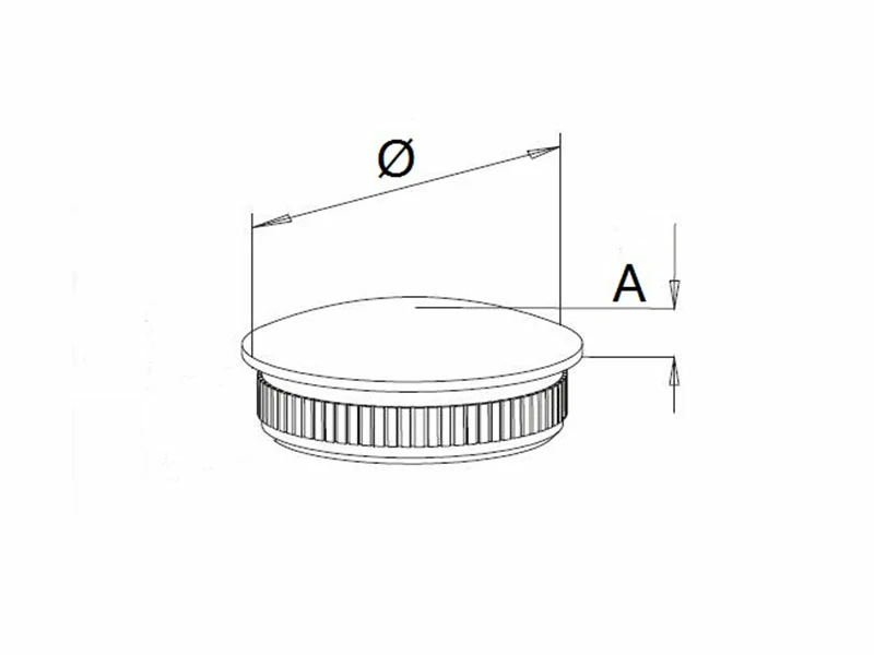 SS End Cap SELF GRIP Structure