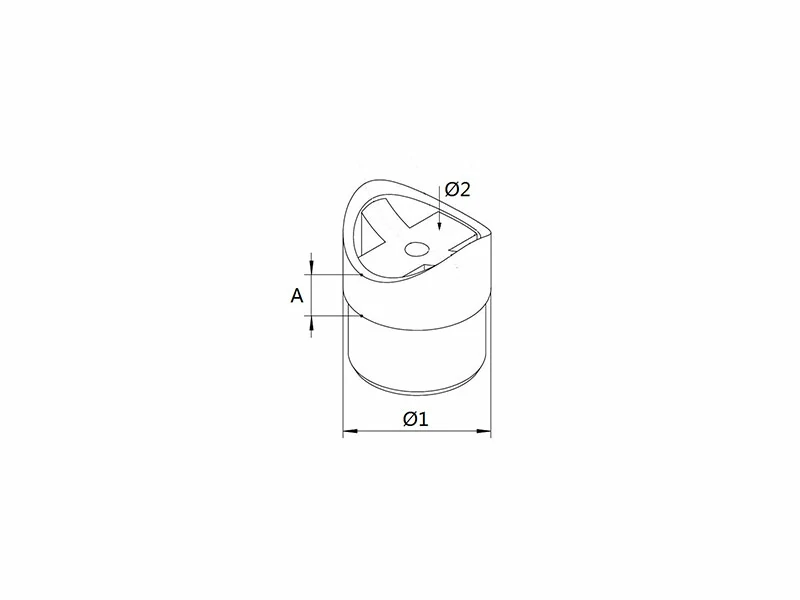 Handrail Support Adapter Structure