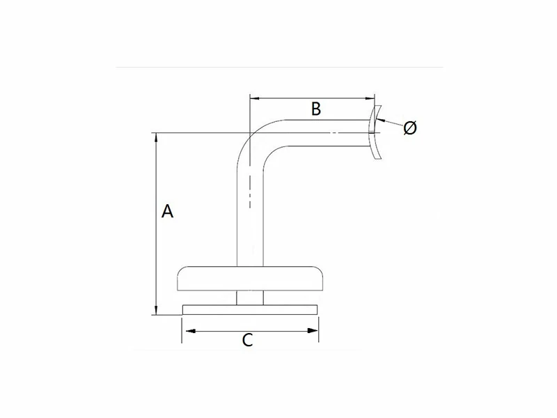 Handrail Mounting Bracket with Cover Structure