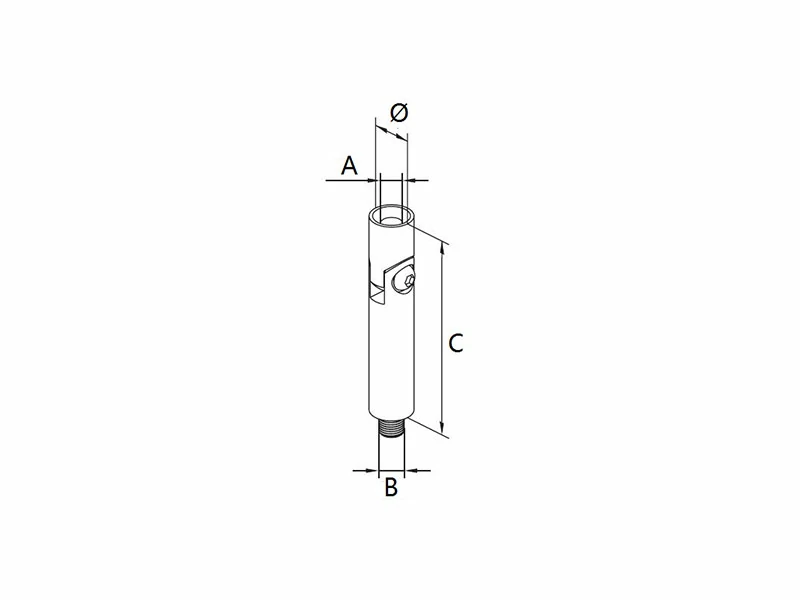 Adjustable Handail Stem Structure