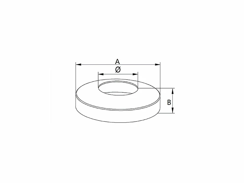 Stainless Steel Round Base Cover Dome Top Structure