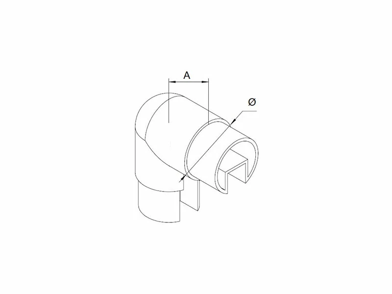 Slotted 90 Degree Tube Joiner Structure