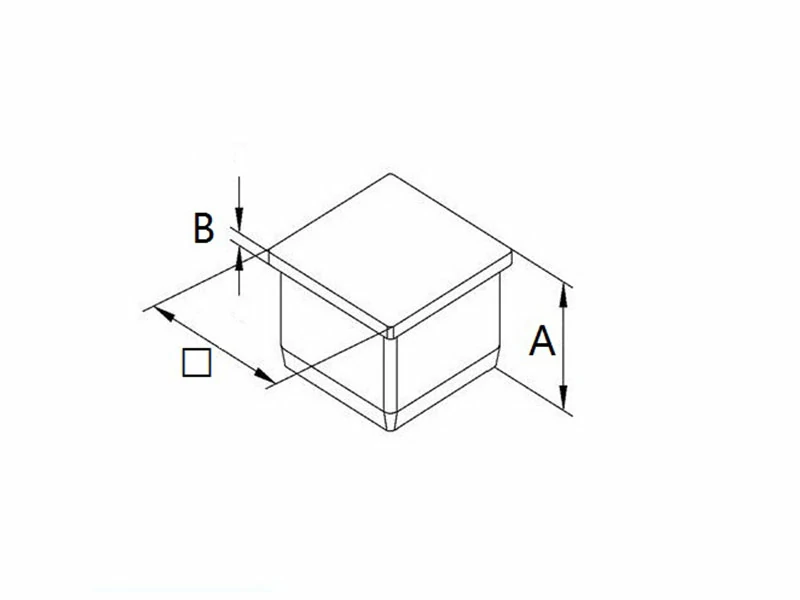 Square Tube End Cap Structure