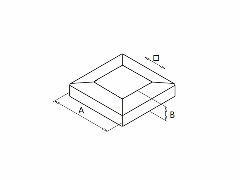Square Tube Stainless Steel Base Cover Structure