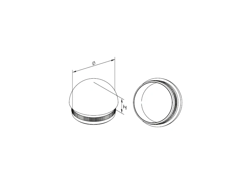 Ball End Cap SS Structure