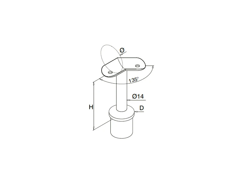 Corner Saddle Bracket Structure