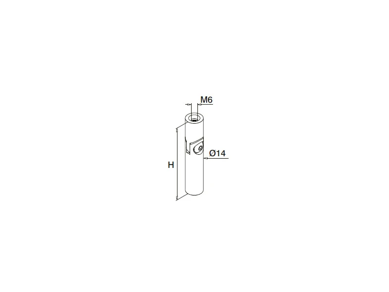 Adjustable Handrail Support Bar Fit for F020 Structure