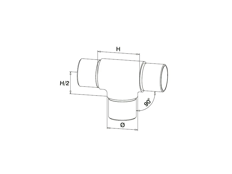 Stainless Steel Tee Joiner Structure