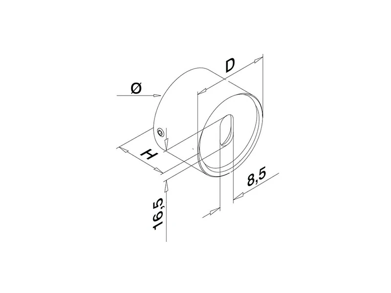 Flange Wall Mount Structure