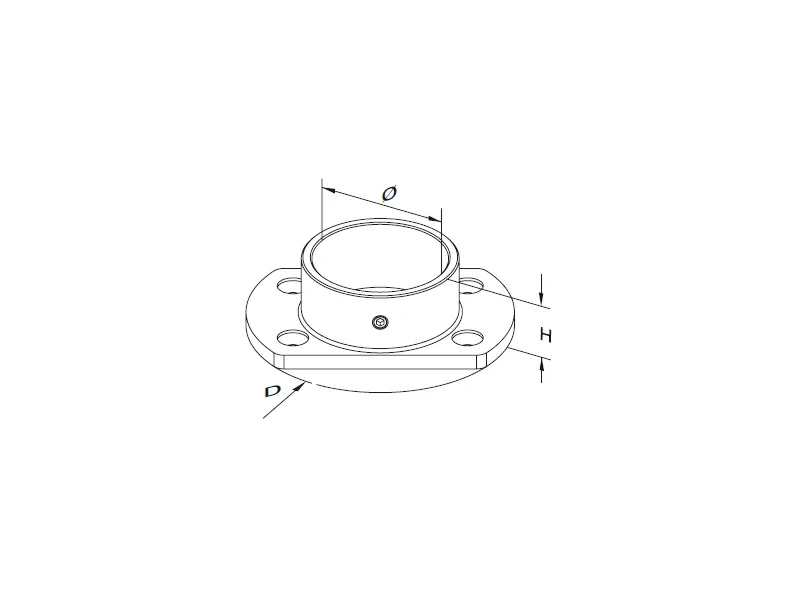 Wall Mount Flange Structure