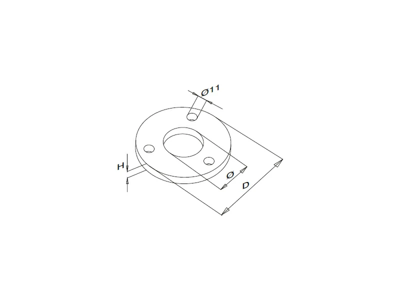 Stainless Steel Weld Base Plate Structure