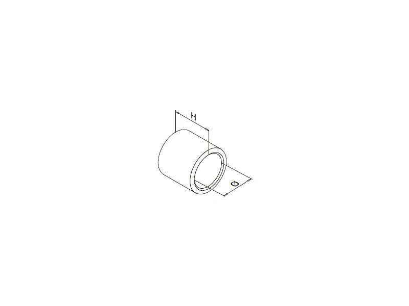 End Cap for Bar Railing Structure