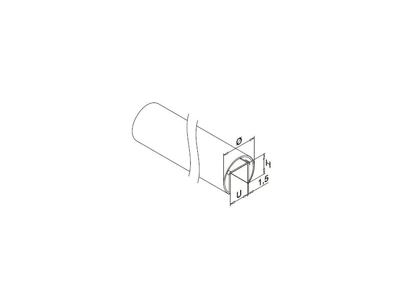 Round U Channel Tube Structure