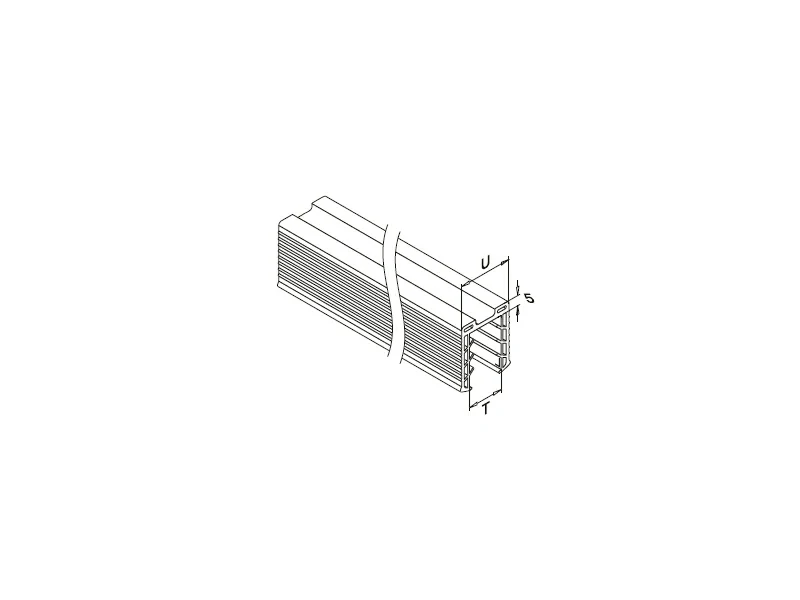 Rubber U-Channel Structure