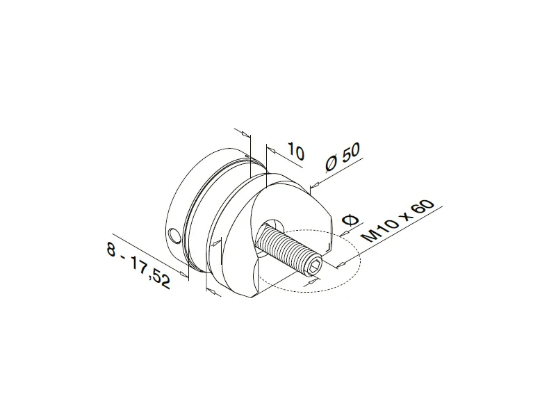 50mm Standoff Structure