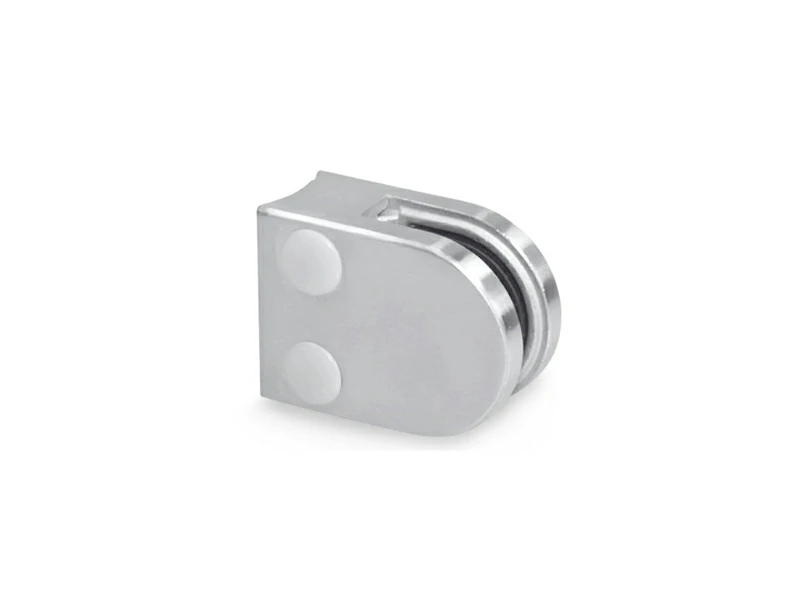 6mm Glass Clamp D Type, Flat & Radius Back