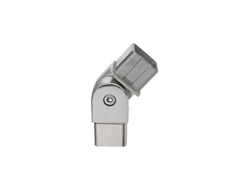 Stainless Steel Square Adjustable Elbow Connector