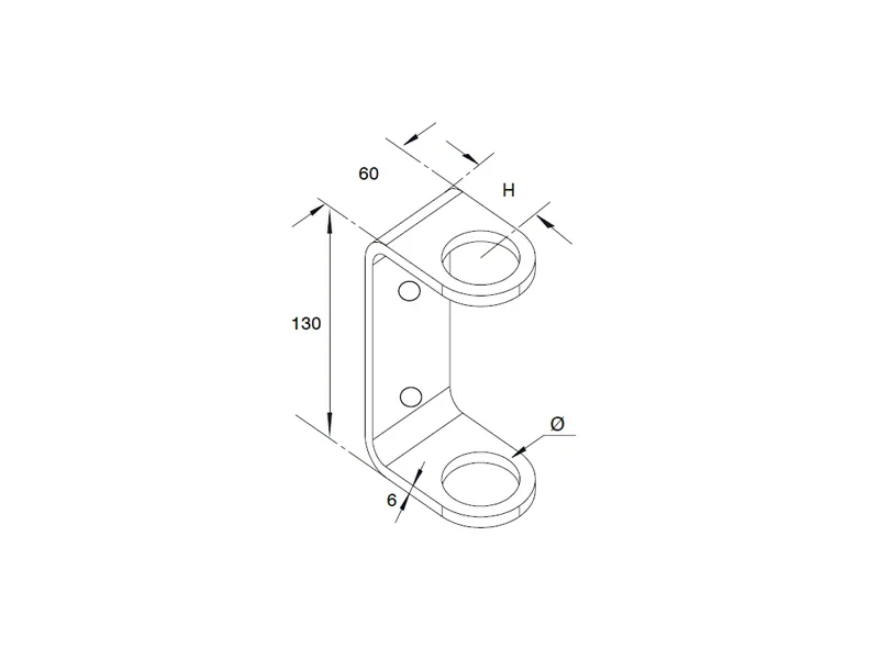 Baluster Mounting Bracket Structure