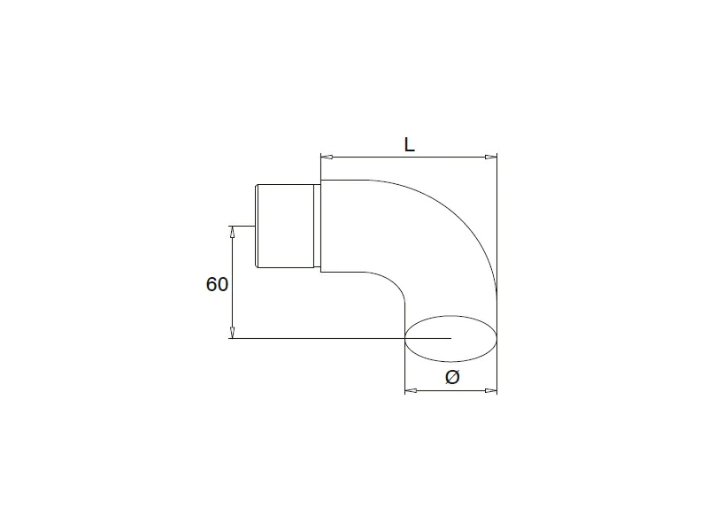 Stainless Steel Handrail End Structure
