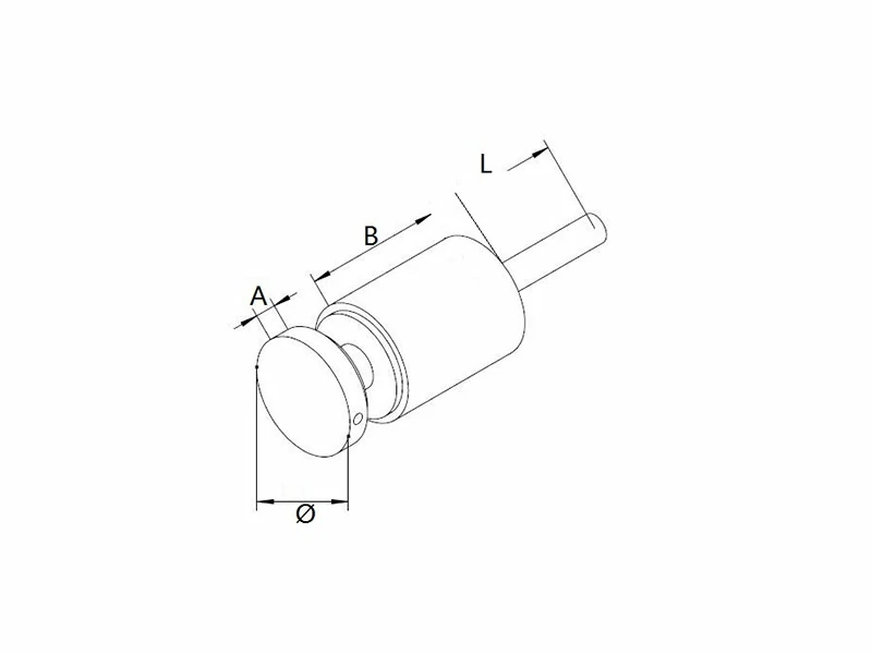 SS Glass Stand Structure