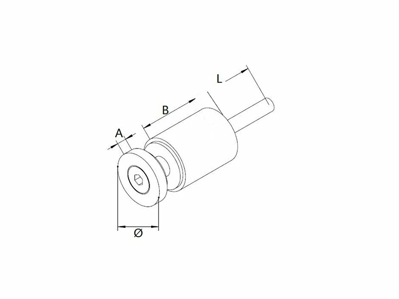 SS Standoff 38mm Structure