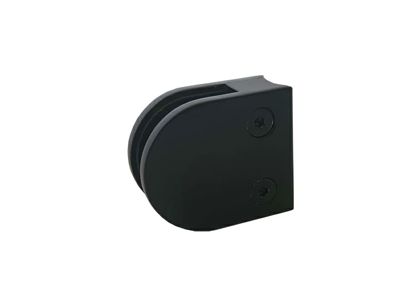 Black Stainless Steel Glass D Clamp