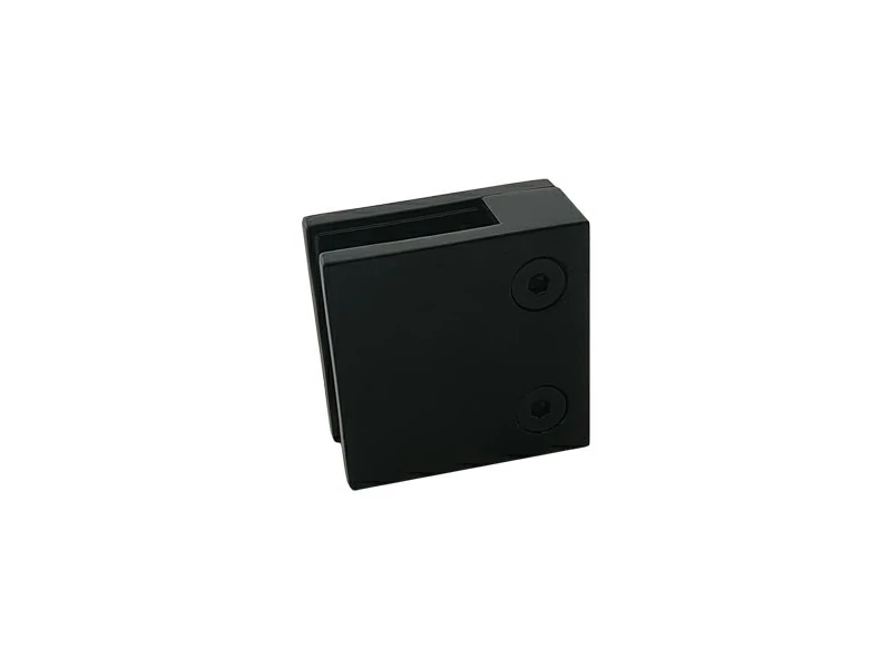 Black Square Type Glass Clamp for 6-8mm Glass