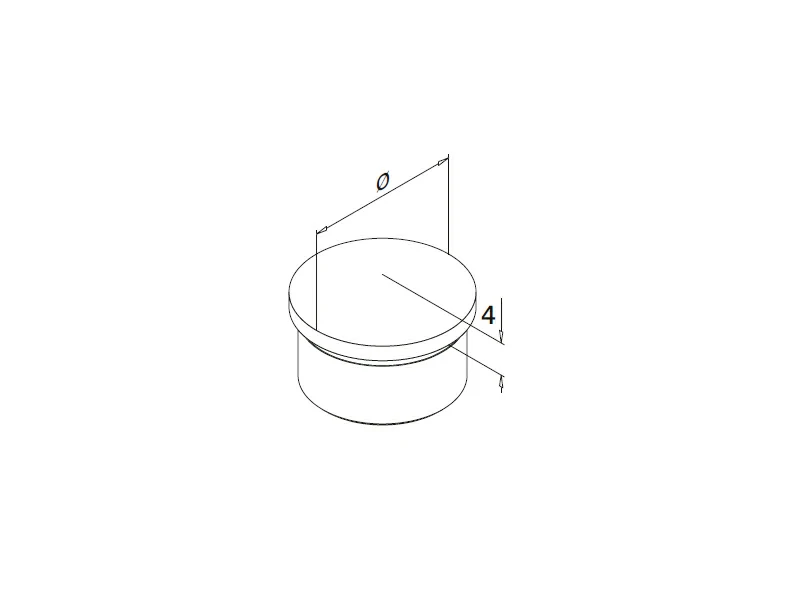 Railing End Cap Structure