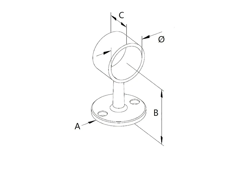 Flush Center Post Structure