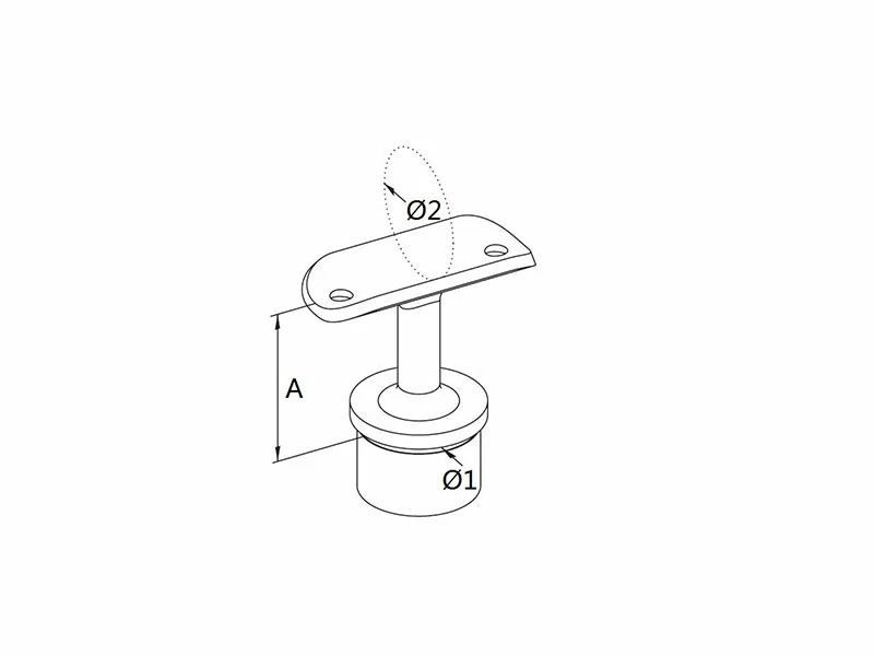 Handrail Saddle Structure