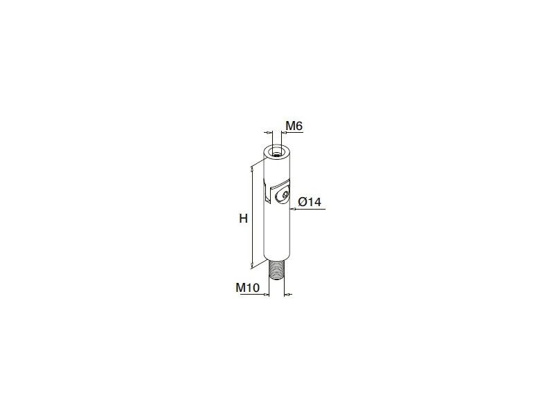 Handrail Bracket Stem Adjustable Structure