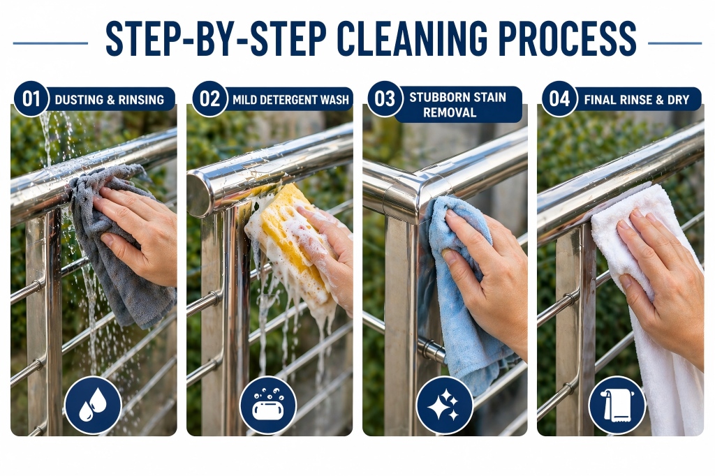 Maintain Stainless Steel Railing Accessories