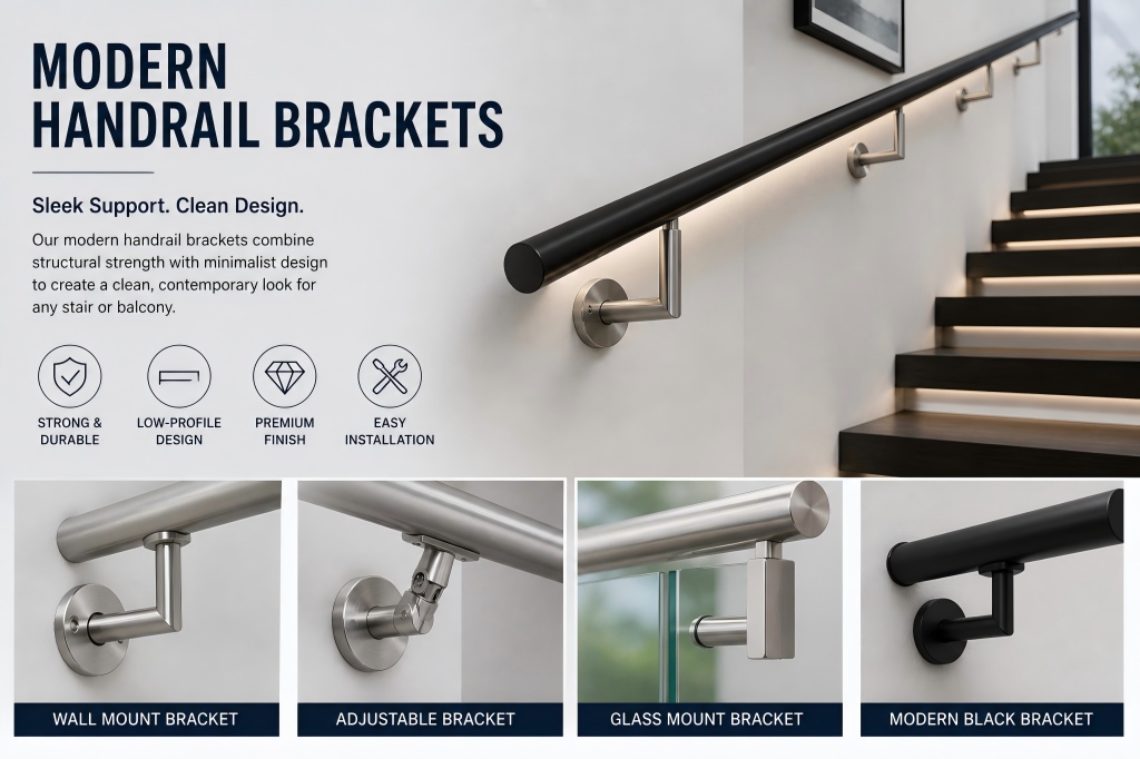 Modern Handrail Brackets